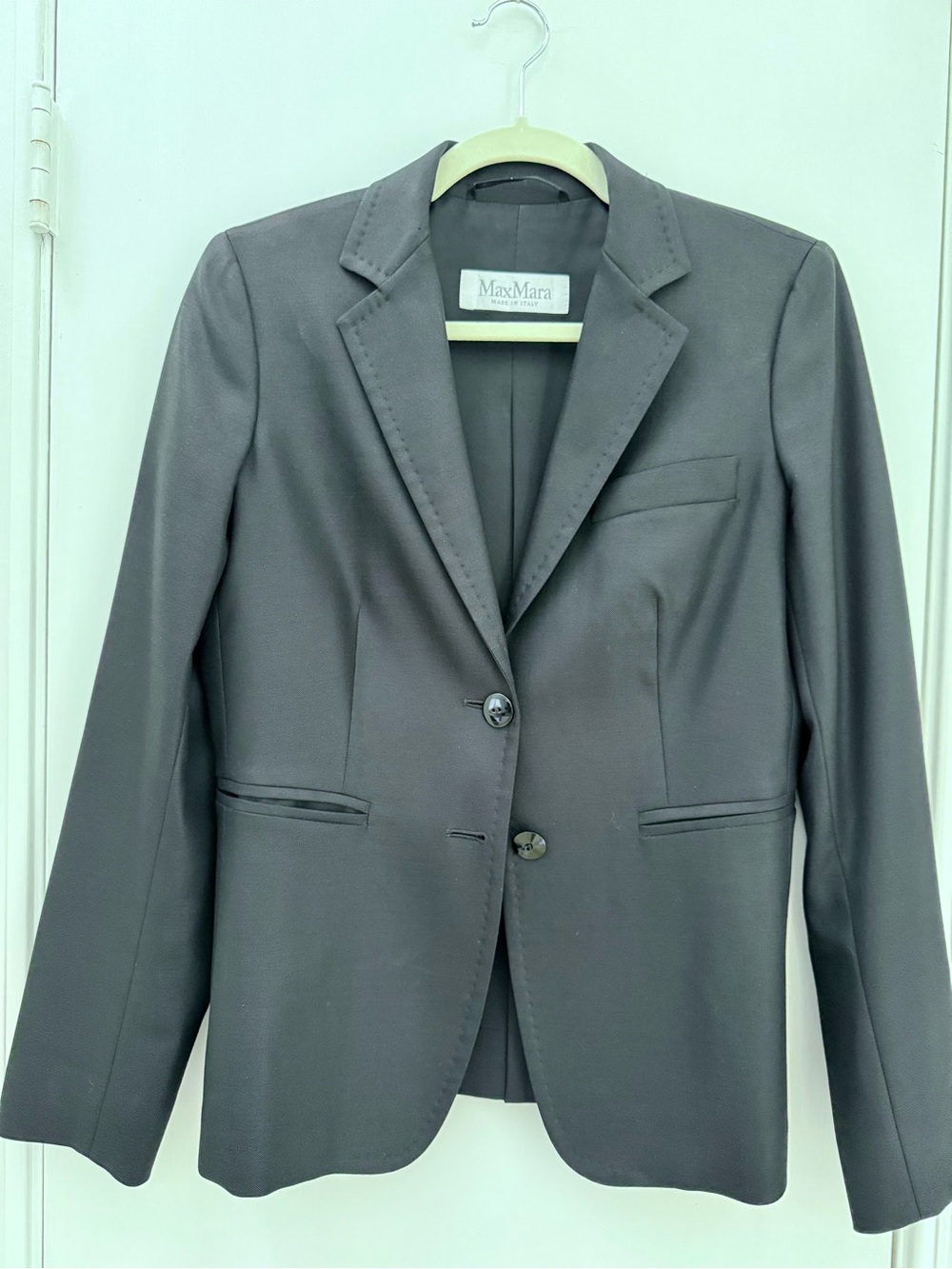 MaxMara Women's Black Tailored Blazer, Size 4